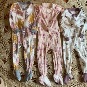 Burts Bees Baby organic cotton Footie PJ’s 18M